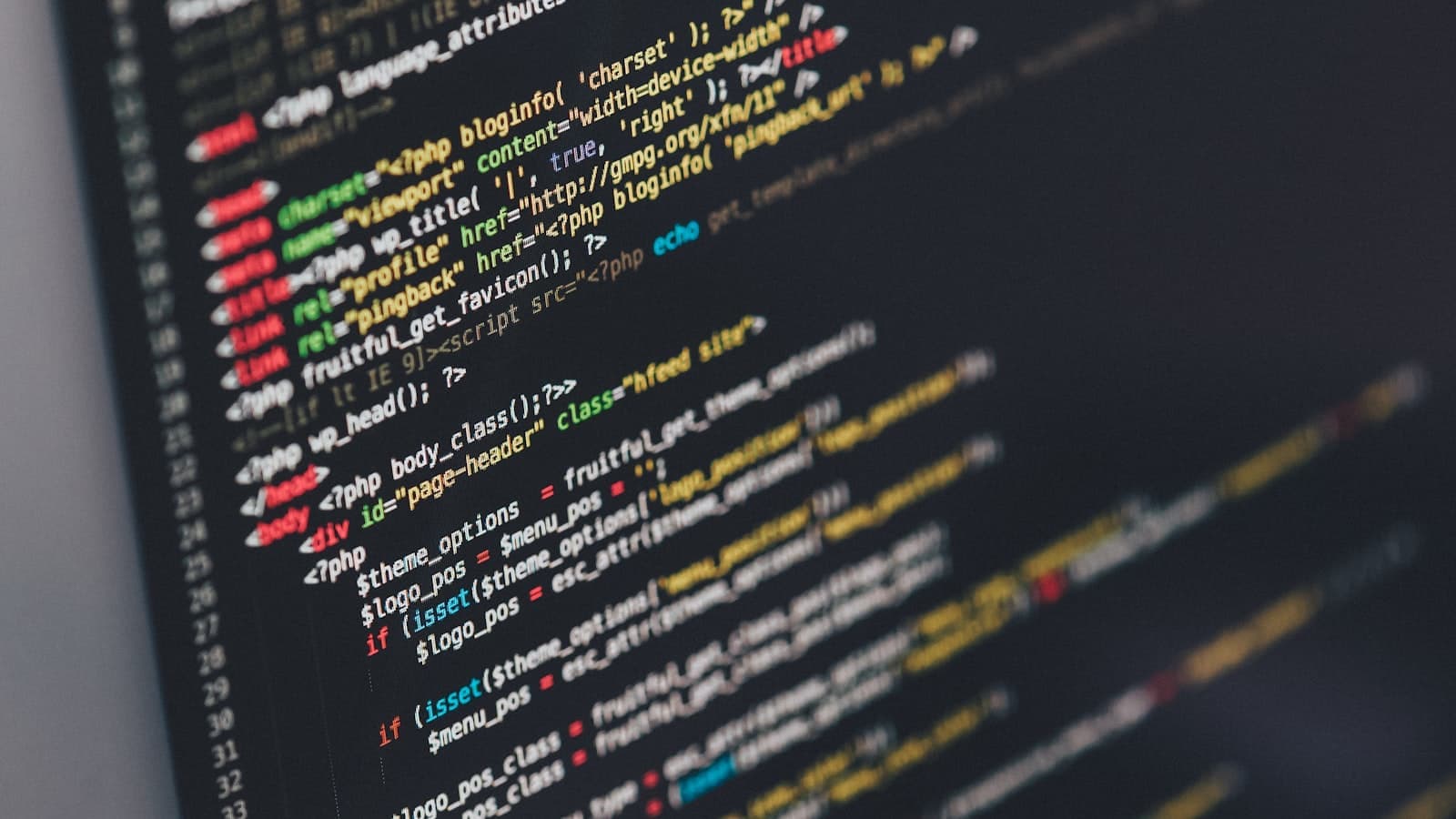Écran avec code coloré - apprentissage no-code