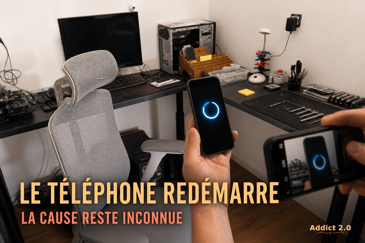 Avant une réparation de smartphone : décrire le symptôme sans inventer la cause